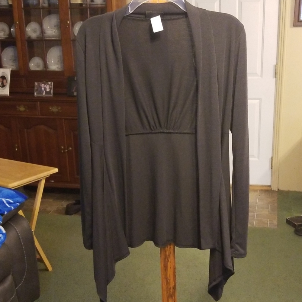 Black cardigan